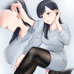 This is a pixiv picture whose title is 香るお姉さん.