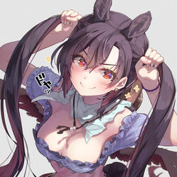 This is a pixiv picture whose title is ツインテ早鬼ちゃん.