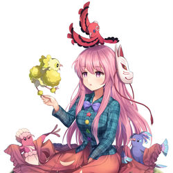 This is a pixiv picture whose title is ポケモントレーナーこころちゃん.