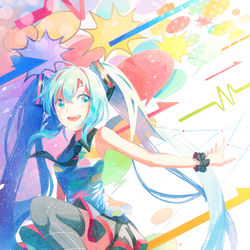 This is a pixiv picture whose title is Tell Your World.