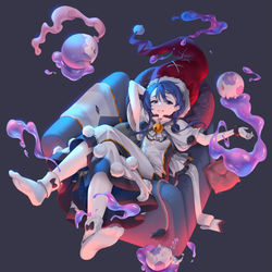 This is a pixiv picture whose title is ドレミーさんとムンナちゃ.