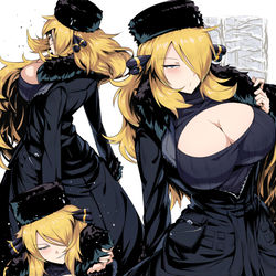 This is a pixiv picture whose title is 冬シロナ.