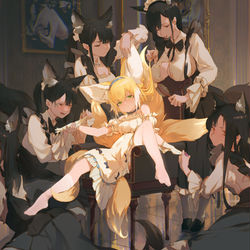 This is a pixiv picture whose title is 铃兰大小姐你也敢碰嘛.