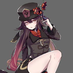 This is a pixiv picture whose title is Hu Tao.