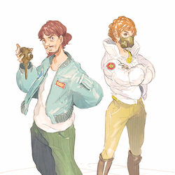 This is a pixiv picture whose title is 現代版トルメキア人.