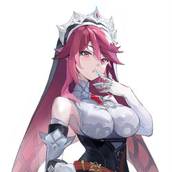 This is a pixiv picture whose title is 白色史莱姆.
