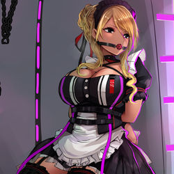 This is a pixiv picture whose title is 囚われ愛依ちゃん.