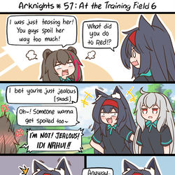 This is a pixiv picture whose title is Arknights #57.
