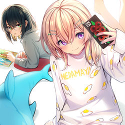 This is a pixiv picture whose title is 写真あげるならモザイクかけてよ.