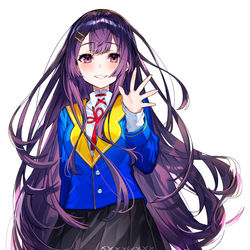 This is a pixiv picture whose title is 物理的に孤立している俺の高校生活.