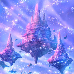 This is a pixiv picture whose title is 紫光の先へ.