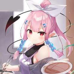 This is a pixiv picture whose title is 味見してくれる？.
