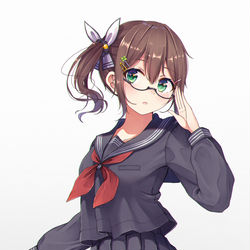 This is a pixiv picture whose title is 黒セーラー.
