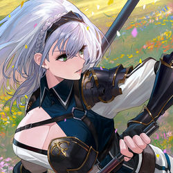 This is a pixiv picture whose title is ノエル.