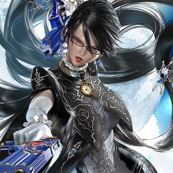 This is a pixiv picture whose title is Bayonetta ベヨネッタ.
