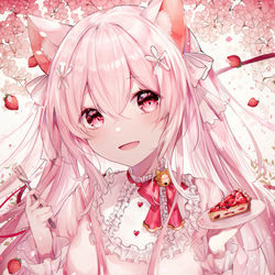 This is a pixiv picture whose title is strawberry🍓.