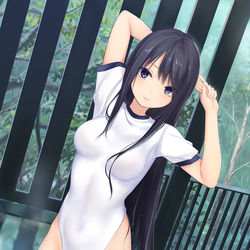 This is a pixiv picture whose title is 朝風呂エクササイズ.