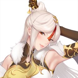 This is a pixiv picture whose title is ☆★☆凝光様と脇☆★☆.