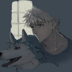 This is a pixiv picture whose title is 飼い主シリーズログ⑤.