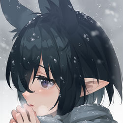 This is a pixiv picture whose title is さむさむ.