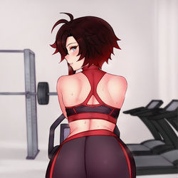 This is a pixiv picture whose title is Ruby Rose.