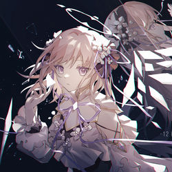 This is a pixiv picture whose title is 鏡.