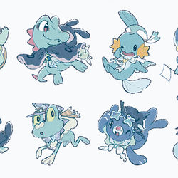 This is a pixiv picture whose title is pokélog 2020 ②.