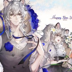 This is a pixiv picture whose title is 2021 Happy New Year.