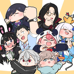 This is a pixiv picture whose title is 年またぎにじさんじ.