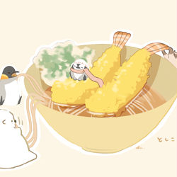 This is a pixiv picture whose title is 年越しそば.