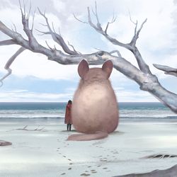 This is a pixiv picture whose title is 良いお年を.