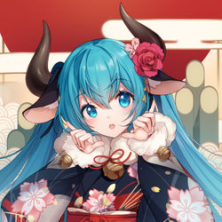 This is a pixiv picture whose title is 「モー」.