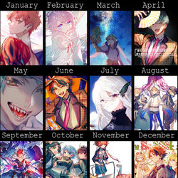 This is a pixiv picture whose title is 2020.
