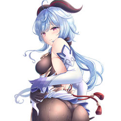This is a pixiv picture whose title is 甘雨.