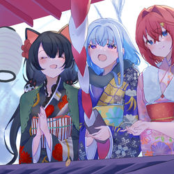 This is a pixiv picture whose title is 初詣.