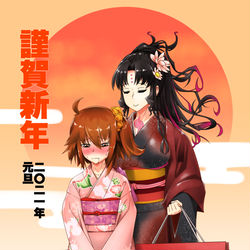 This is a pixiv picture whose title is あけましておめでとうございます.
