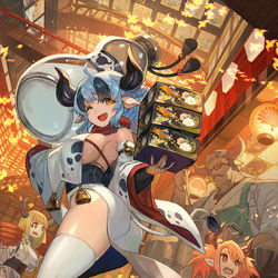 This is a pixiv picture whose title is 豊客の丑殿.