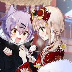 This is a pixiv picture whose title is 新年.