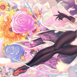 This is a pixiv picture whose title is 2021.