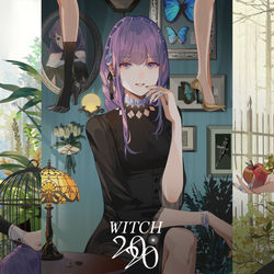This is a pixiv picture whose title is Modern Witch.