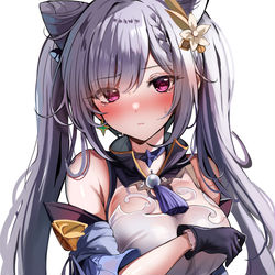 This is a pixiv picture whose title is 朝の刻晴ちゃん。.