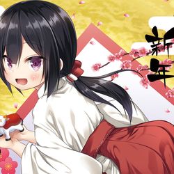 This is a pixiv picture whose title is 謹賀新年.