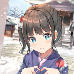 This is a pixiv picture whose title is 「今年もよろしくね♡」.