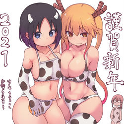 This is a pixiv picture whose title is 新年絵.