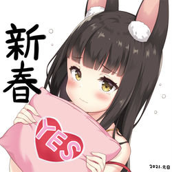 This is a pixiv picture whose title is 2021初描き長門.