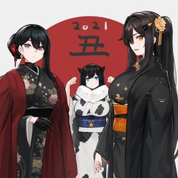 This is a pixiv picture whose title is あけましておめでとうございます.