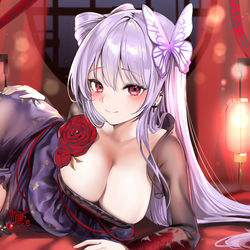 This is a pixiv picture whose title is commission.