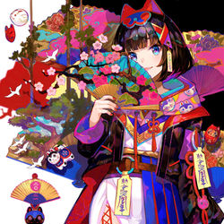 This is a pixiv picture whose title is 謹賀新年.