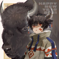 This is a pixiv picture whose title is HAPPY NEW YEAR.