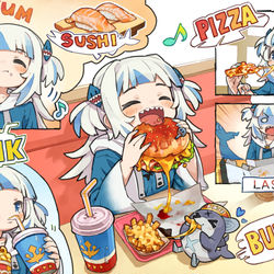 This is a pixiv picture whose title is Guraちゃんのおいしいごはん.